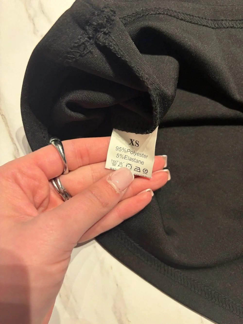 Black Bodycon Pencil Mini Skirt XS - Picture 4 of 5